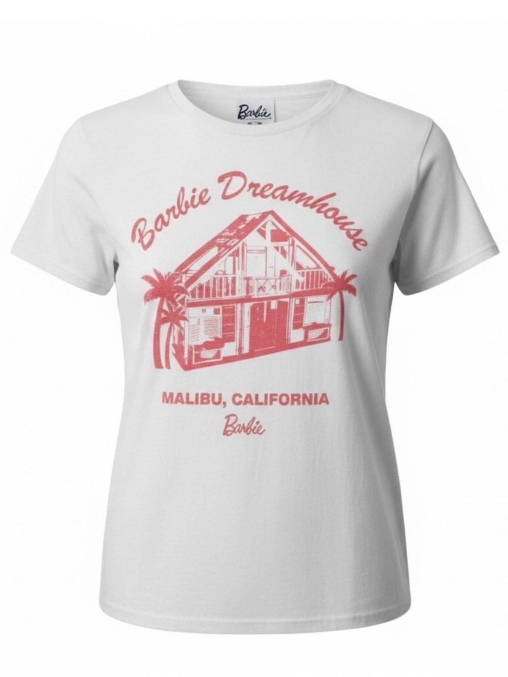 Barbie Dreamhouse Malibu California Graphic Tee Size Large NWT - Picture 3 of 10